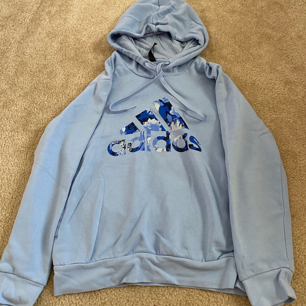 Adidas Blue Sweatshirt. Size S